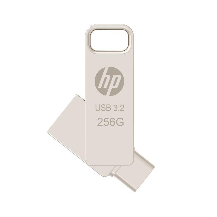 HP HPFD206C-256 256 GB USB Flash Drive USB Type-A / USB Type-C 3.2…