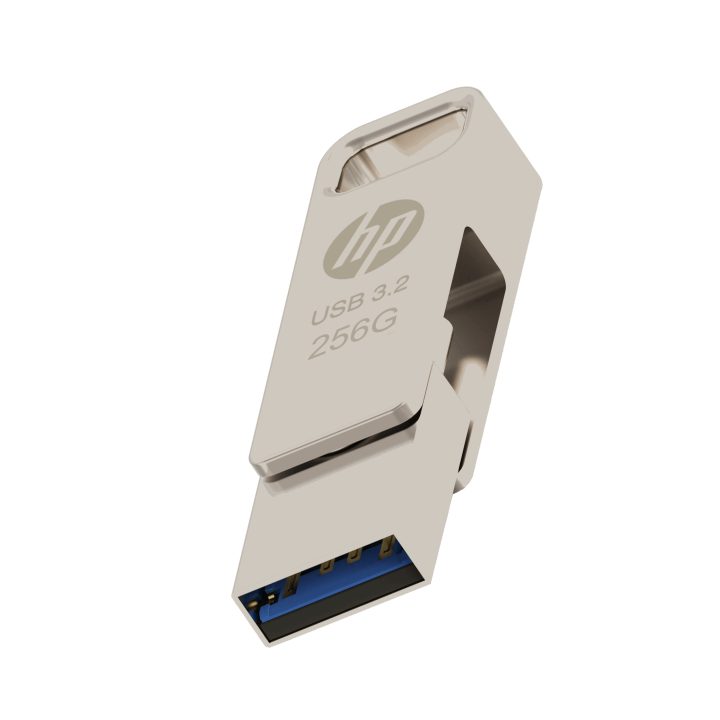 HP HPFD206C-256 unidade flash USB 256 GB USB Type-A / USB Type-C 3.2…