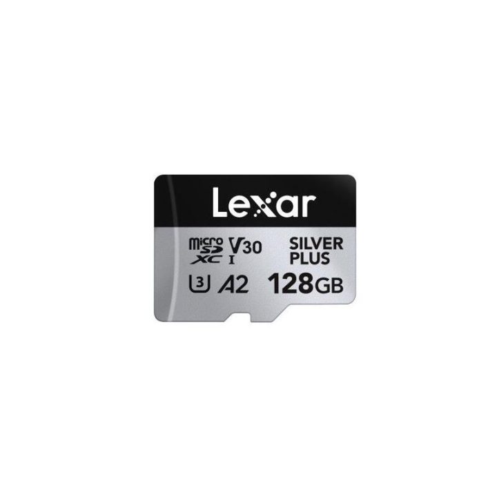 Lexar 128GB Lexar high-performance silver plus microSDXC UHS-i, up to…