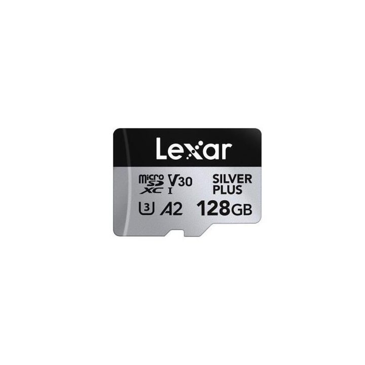 Lexar 128GB Lexar high-performance silver plus microSDXC UHS-i, up to…