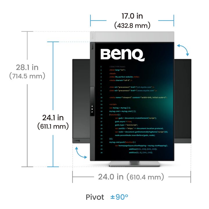 BENQ RD280UG 28" 3840 x 2560 120 Hz IPS
