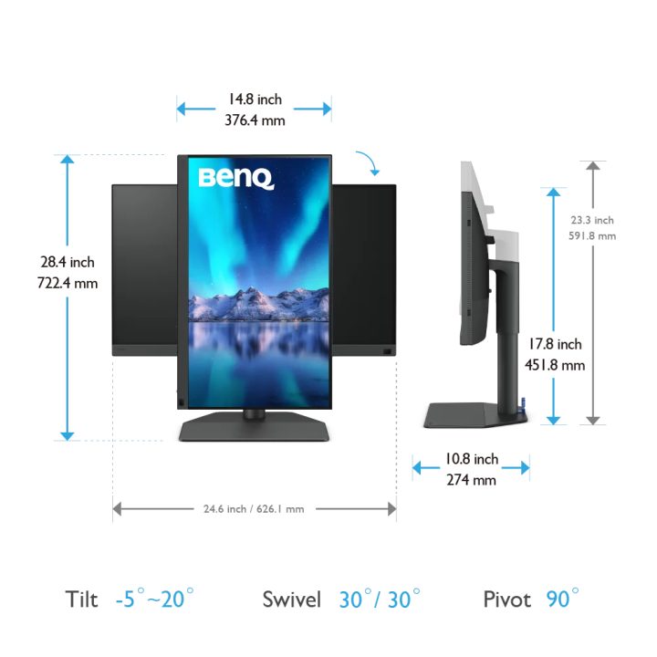 Monitor BenQ SW272QN 27" QHD IPS