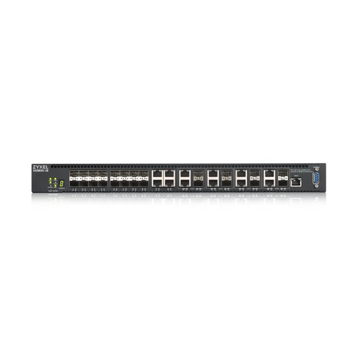 Zyxel XS3800-28 Gerido L2+ Ethernet 10G (100/1000/10000) Preto