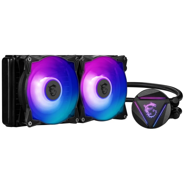 MSI MAG-CRLQD-240R2 PC Liquid Cooling System Computer Case Cooler…