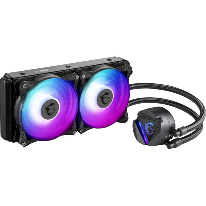 MSI MAG-CRLQD-240R2 PC Liquid Cooling System Computer Case Cooler…