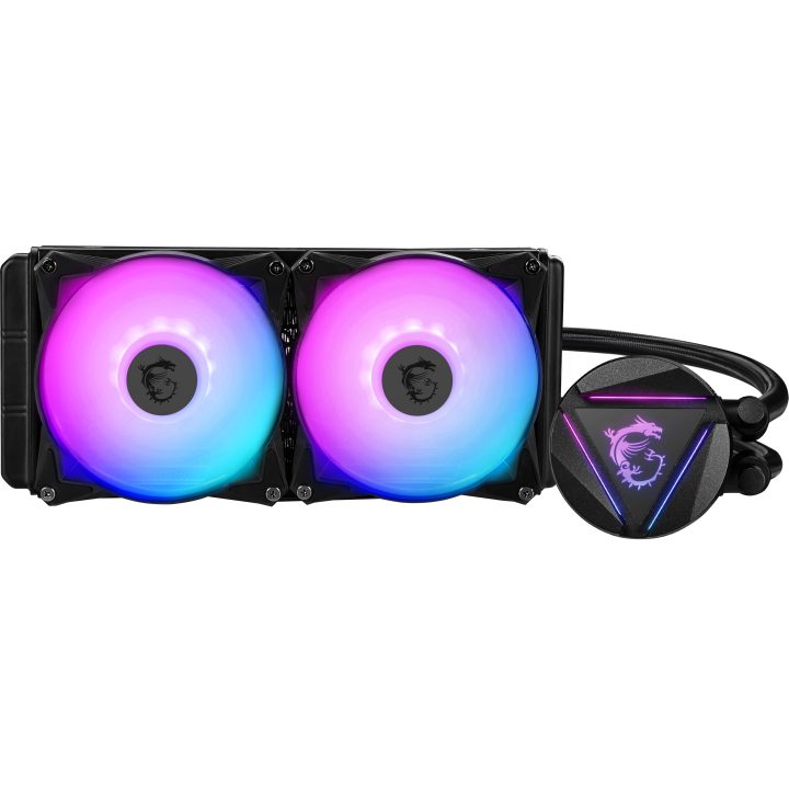 MSI MAG-CRLQD-240R2 PC Liquid Cooling System Computer Case Cooler…