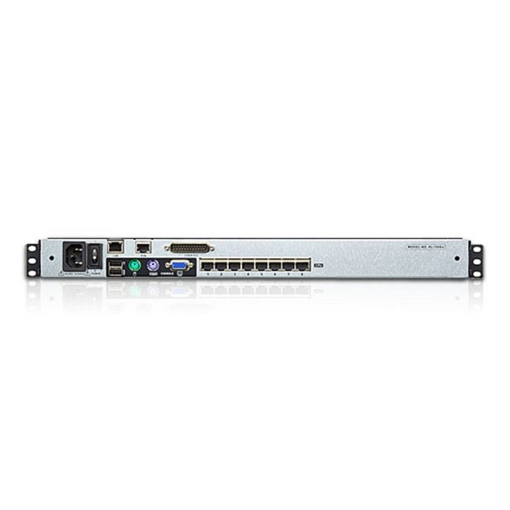 ATEN Dual-Rail LCD Console with Integrated IP KVM Switch…