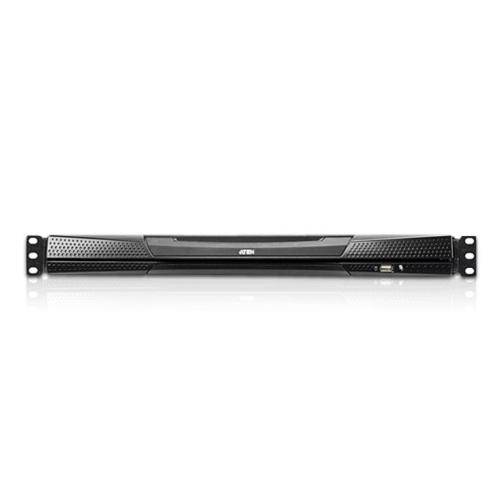 Consola LCD ATEN de calha dupla com switch KVM por IP integrado…