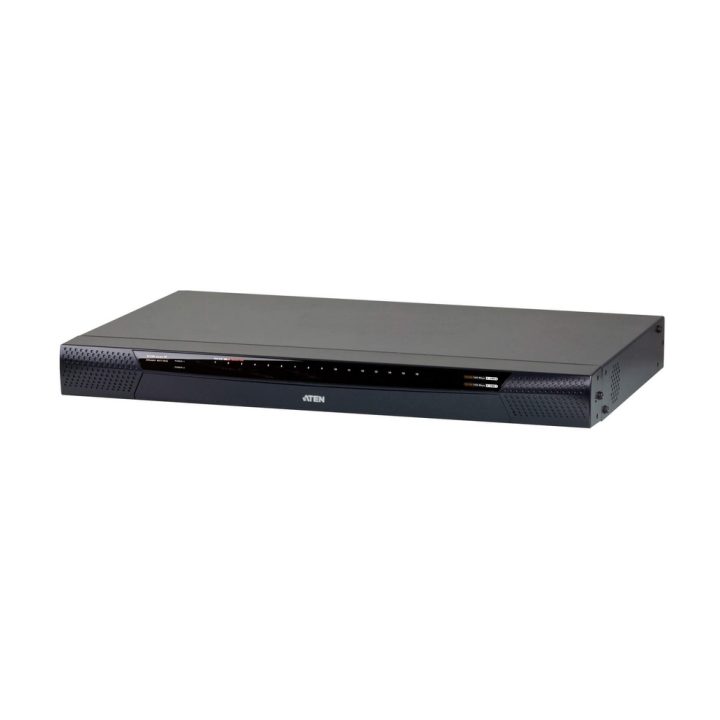 ATEN 16-Port Multi-Interface Cat 5 IP KVM Switch with 1 Local Console…