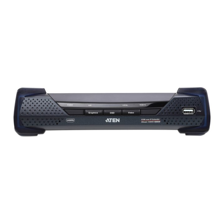 ATEN IP KVM Receiver HDMI 4K Single Display USB