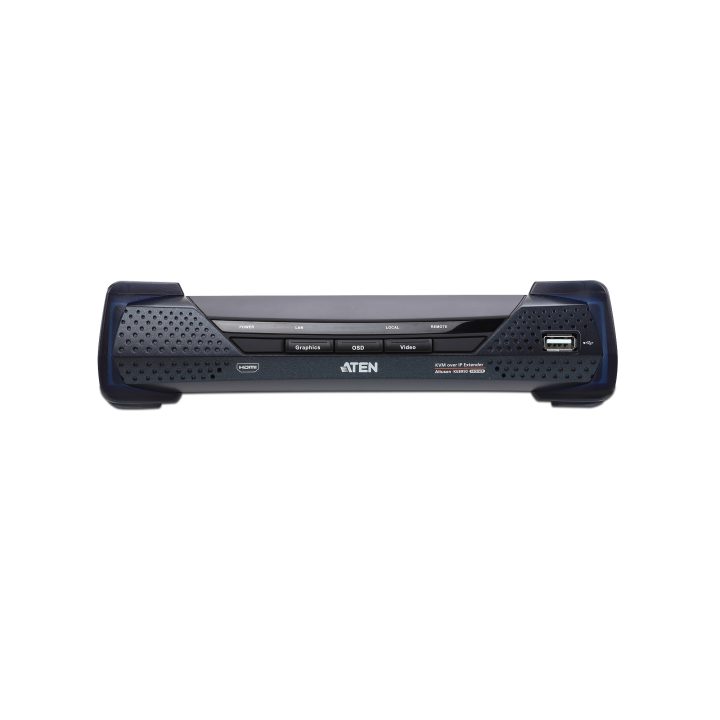 ATEN IP KVM Receiver HDMI 4K Single Display USB