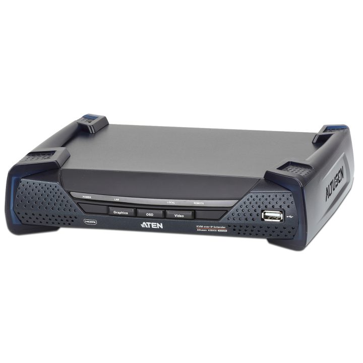 ATEN IP KVM Receiver HDMI 4K Single Display USB