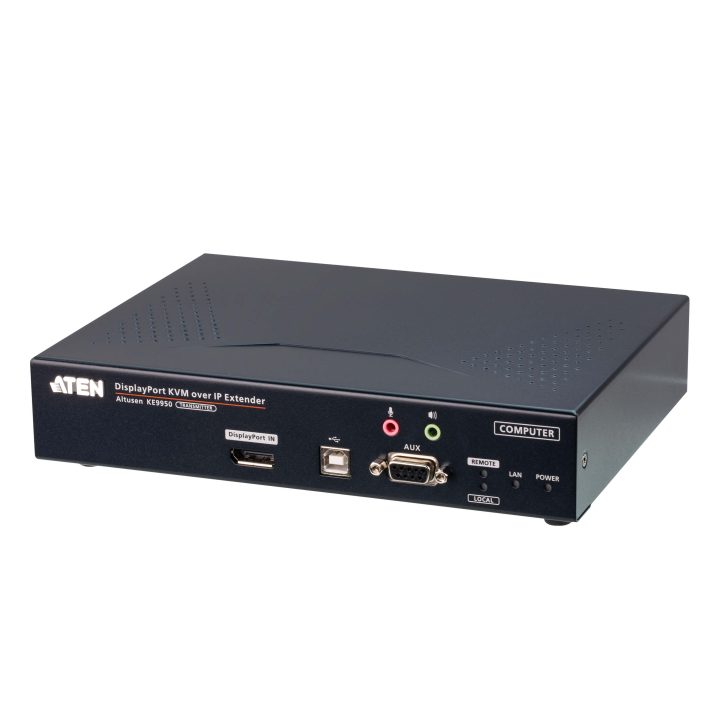 ATEN IP KVM Transmitter DisplayPort 4K Single Display USB