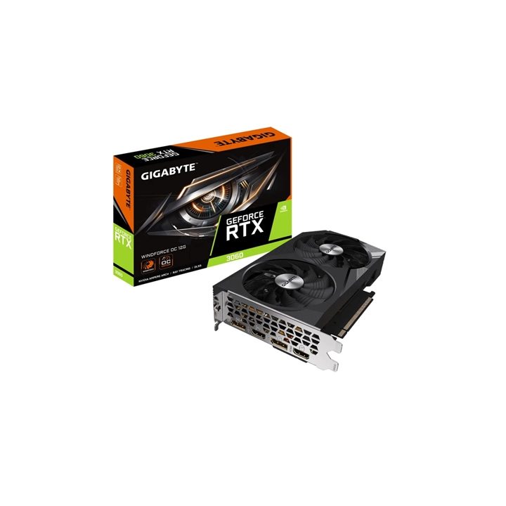 GIGABYTE RTX 3060 Windforce OC 12G NVIDIA GeForce RTX 3060 12 GB GDDR6