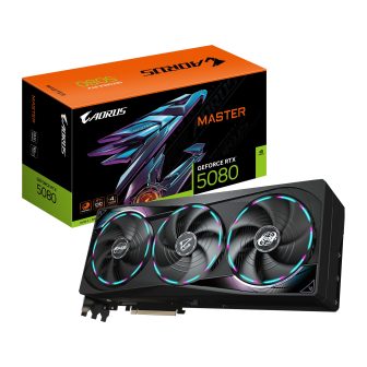 GIGABYTE AORUS GeForce RTX 5080 MASTER 16G Graphics Card
