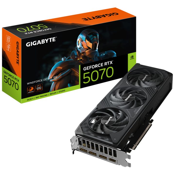 GIGABYTE GeForce RTX 5070 WINDFORCE OC SFF 12G Graphics Card