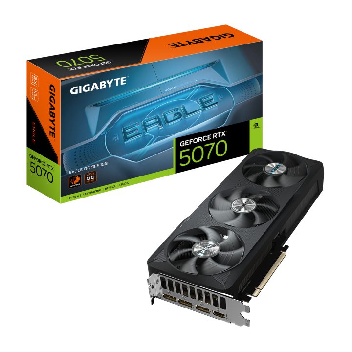 GIGABYTE GeForce RTX 5070 EAGLE OC SFF 12G Tarjeta Gráfica - 12GB…