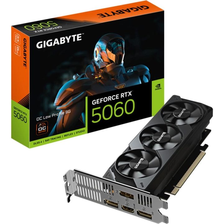 GIGABYTE GeForce RTX 5060 OC Low Profile 8G Placa Gráfica - 8GB…