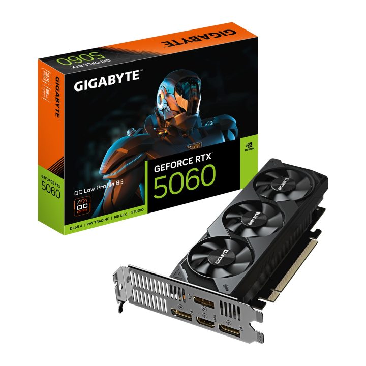 GIGABYTE GeForce RTX 5060 OC Low Profile 8G Graphics Card - 8GB…