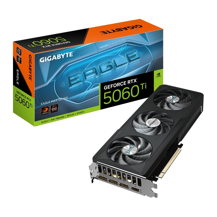 GIGABYTE GeForce RTX 5060 Ti EAGLE MAX OC 16G Tarjeta Gráfica - 16GB…