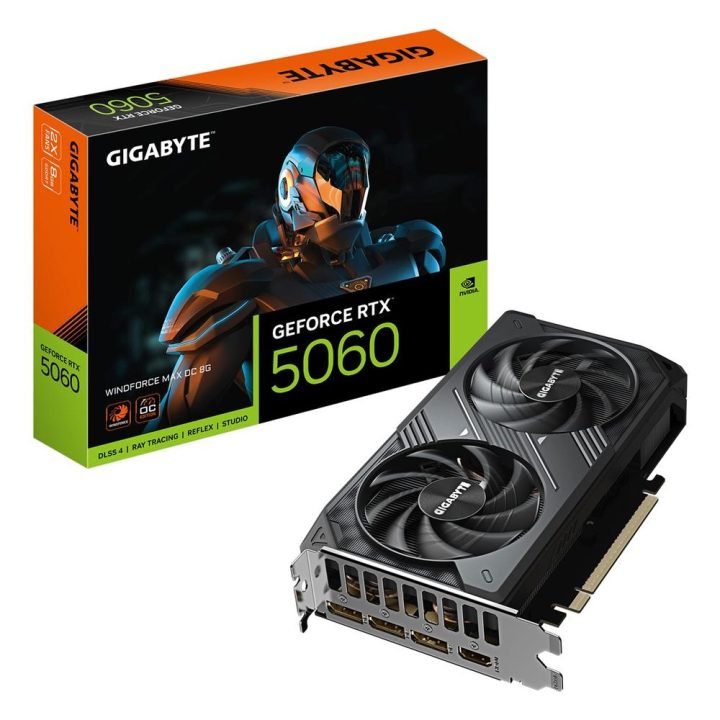 GIGABYTE GeForce RTX 5060 WINDFORCE MAX OC 8G Placa Gráfica