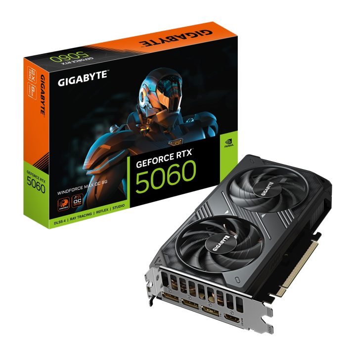 GIGABYTE GeForce RTX 5060 WINDFORCE MAX OC 8G Graphics Card
