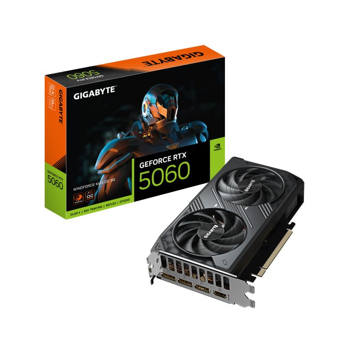 GIGABYTE GeForce RTX 5060 WINDFORCE MAX OC 8G Graphics Card