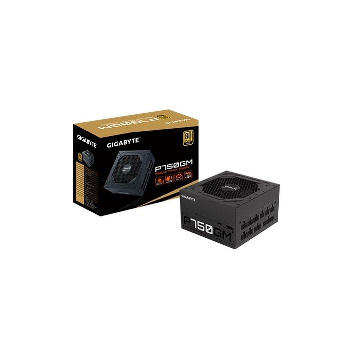 GIGABYTE P750GM Power Supply Unit 750 W 20+4 pin ATX ATX Black