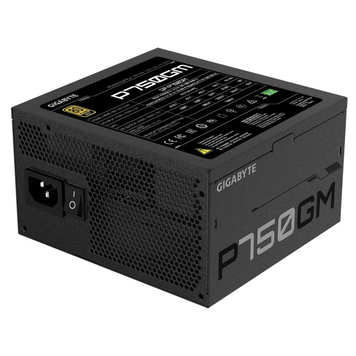 GIGABYTE P750GM Power Supply Unit 750 W 20+4 pin ATX ATX Black