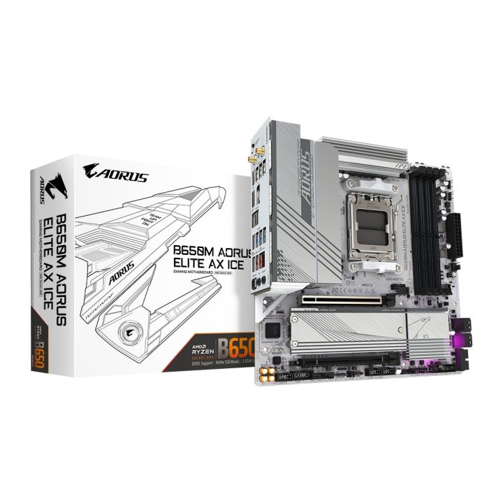 GIGABYTE B650M AORUS ELITE AX ICE Placa base
