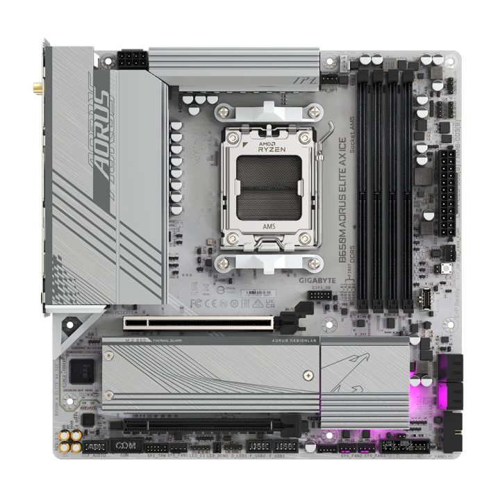 GIGABYTE B650M AORUS ELITE AX ICE Placa base