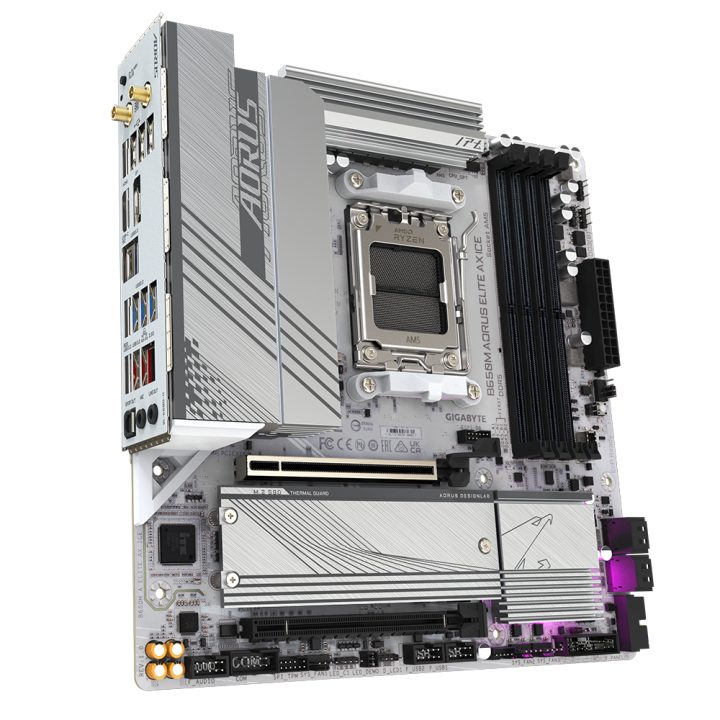 GIGABYTE B650M AORUS ELITE AX ICE Placa base