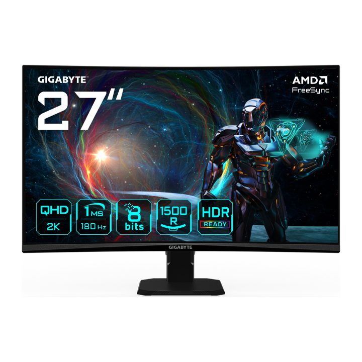 Gigabyte GS27QCA 27" QHD 180 Hz VA curvo