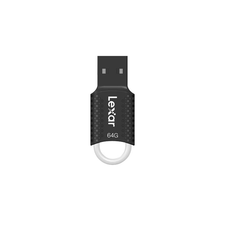 Lexar JumpDrive V40 USB Flash Drive 64 GB USB Type-A 2.0 Black…