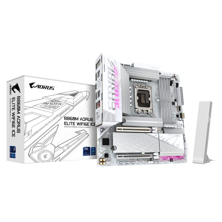 Motherboard GIGABYTE B860M AORUS ELITE WF6E ICE