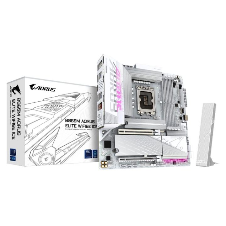 Motherboard GIGABYTE B860M AORUS ELITE WF6E ICE