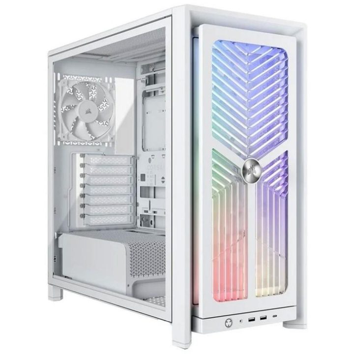 Caja Corsair frame 4000x rs mid-tower white cc-9011303-ww
