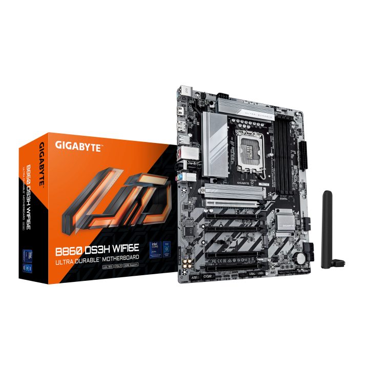GIGABYTE B860 DS3H WIFI6E Placa base - CPUs Intel Core Ultra, VRM de…