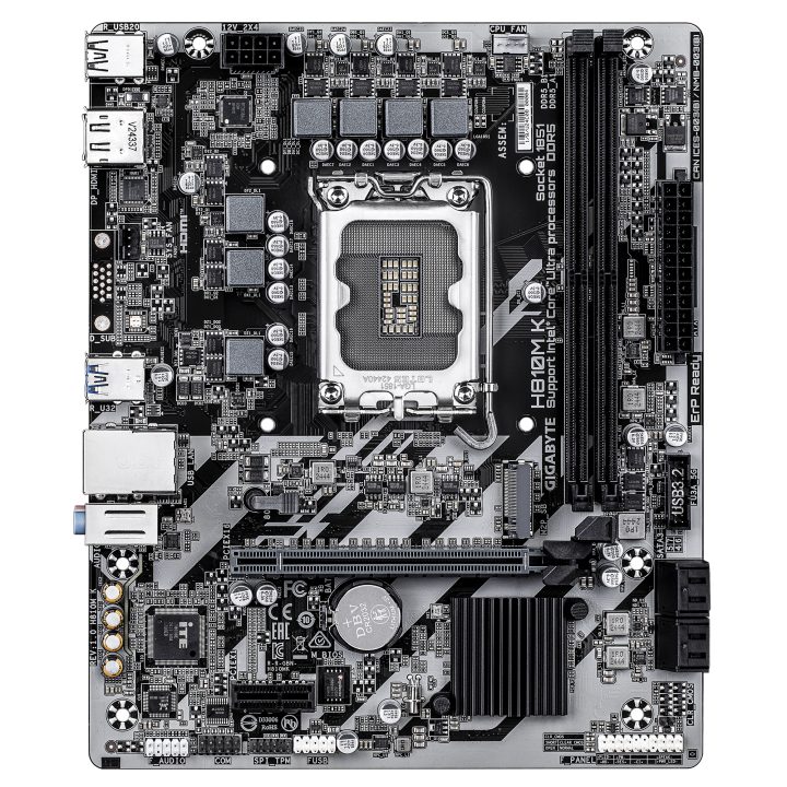 GIGABYTE H810M K Placa Base – Procesadores Intel Core Ultra (Serie…