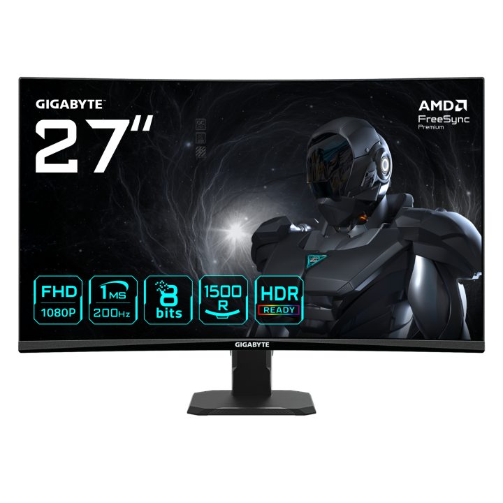 Gigabyte GS27FCA 27" Full HD 200 Hz VA Curved