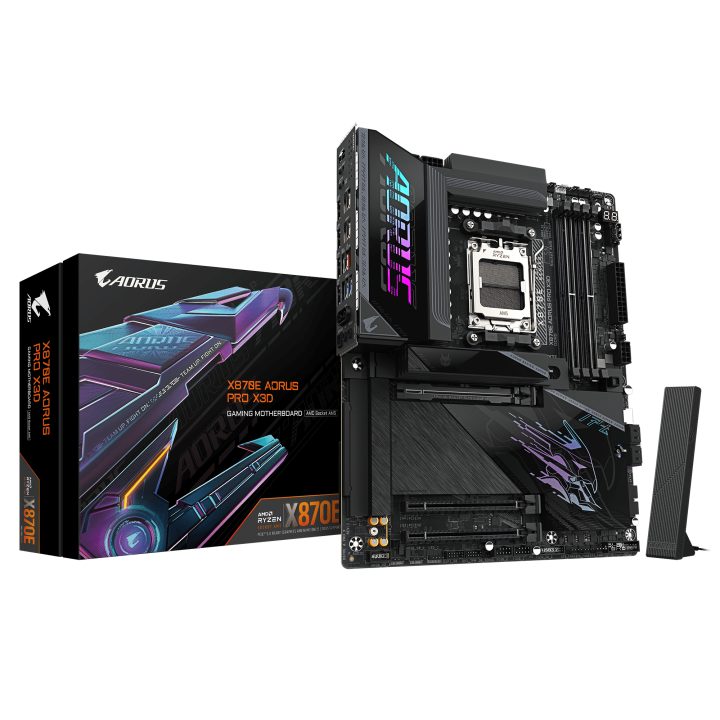 GIGABYTE X870E AORUS PRO X3D Motherboard