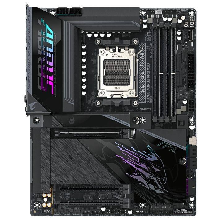 GIGABYTE X870E AORUS PRO X3D Motherboard