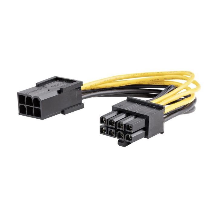 StarTech.com 6-Pin to 8-Pin PCI Express Power Adapter Cable