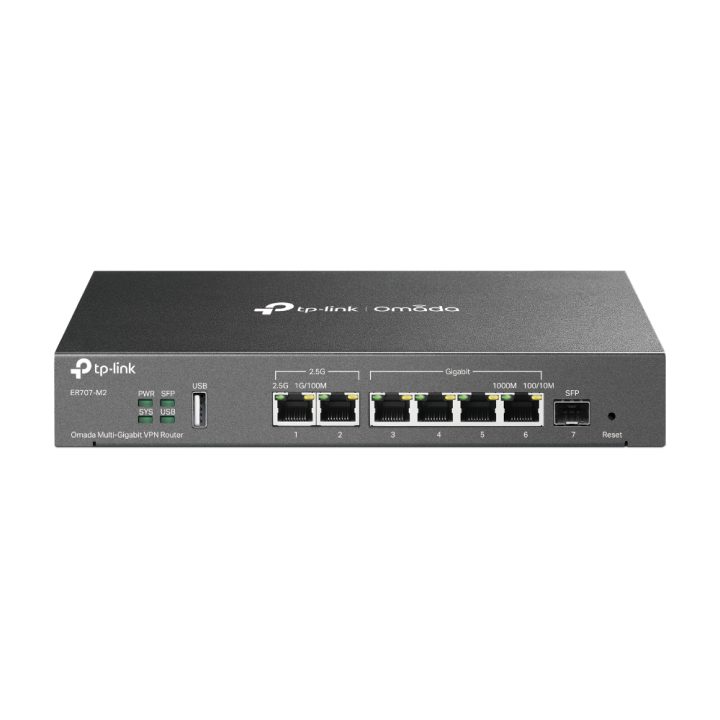 TP-Link Omada ER707-M2 router 2.5 Gigabit Ethernet, Fast Ethernet…