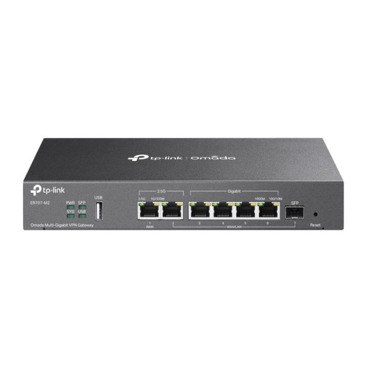 TP-Link Omada ER707-M2 router 2.5 Gigabit Ethernet, Fast Ethernet…