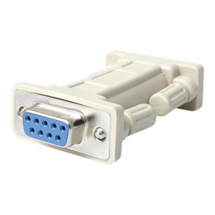 StarTech.com Adaptador de Módem Nulo Serie RS232 DB9- H/H