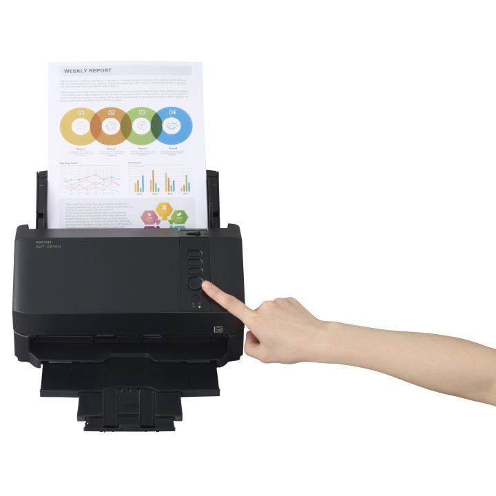 Ricoh SP-2240N Scanner com alimentador automático de documentos (ADF)…