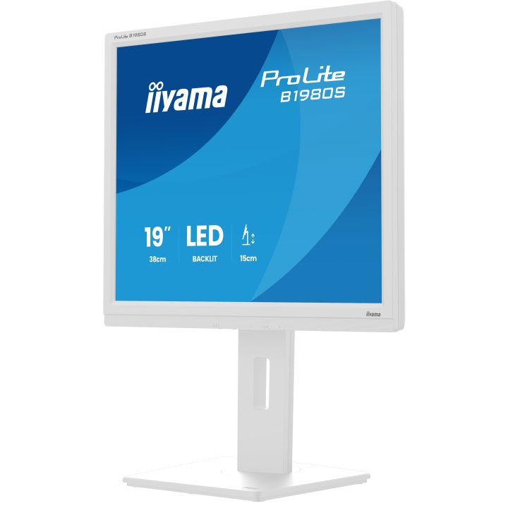 iiyama ProLite B1980S-W1 PC Monitor 19" 1280 x 1024 Pixels SVGA LED…