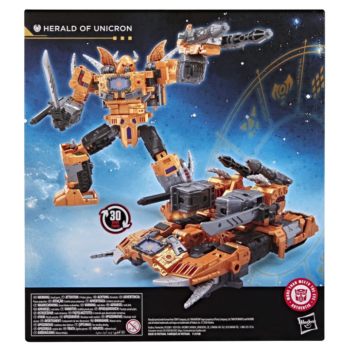 Transformers Age of the Primes Herald of Unicron classe líder