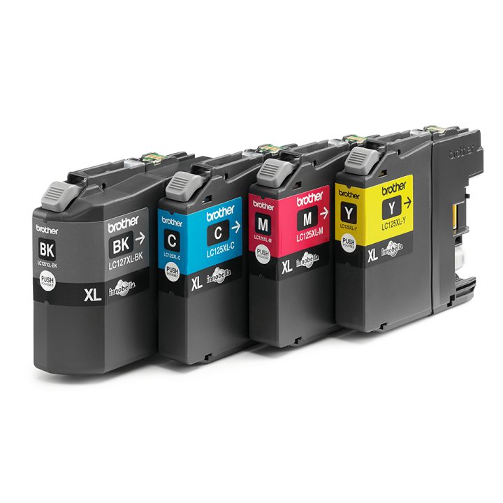 Brother LC127XLVALBP cartucho de tinta 4 peça(s) Original Preto…